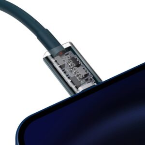 Baseus Superior Series Kabelis USB-C į Apple iPhone, 20W, PD, 2m mėlynos spalvos - Image 6