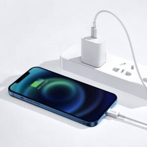 Baseus Superior Series Kabelis USB-C į Lightning, 20W, PD, 2m baltos spalvos - Image 7