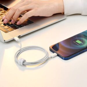 Baseus Superior Series Kabelis USB-C į Lightning, 20W, PD, 2m baltos spalvos - Image 8