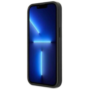 Apple iPhone 13 Pro Guess dėklas 4G Triangle Logo Cardslot (GUHCP13LP4TPK) juodos spalvos - Image 5