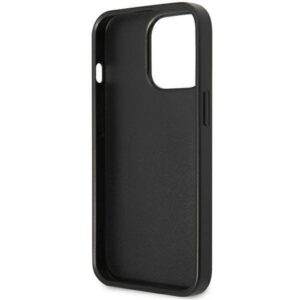 Apple iPhone 13 Pro Guess dėklas 4G Triangle Logo Cardslot (GUHCP13LP4TPK) juodos spalvos - Image 7
