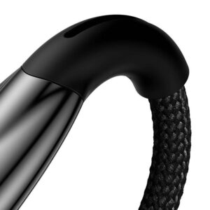 USB-C kabelis USB-C Baseus Glimmer Series, 100W, 1m juodos spalvos - Image 4