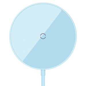 Baseus Simple Mini3 Magnetinis belaidis įkroviklis 15W mėlynos spalvos - Image 3