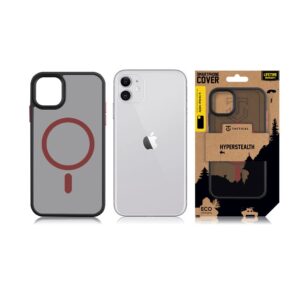 Tactical MagForce Hyperstealth 2.0 dėklas telefonui Apple iPhone 11 juodos ir raudonos spalvos - Image 2