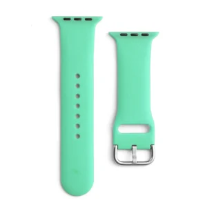 Silikoninė APS apyrankė laikrodžiui Apple Watch 9 / 8 / 7 / 6 / 5 / 4 / 3 / 2 / SE (41 / 40 / 38mm) Strap Watch Bracelet Mint