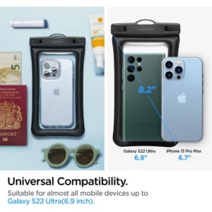 Spigen Aqua Shield A610 vandeniui atsparus dėklas floating - juodos spalvos 2 vnt. - Image 6