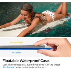 Spigen Aqua Shield A610 vandeniui atsparus dėklas floating - juodos spalvos 2 vnt. - Image 9