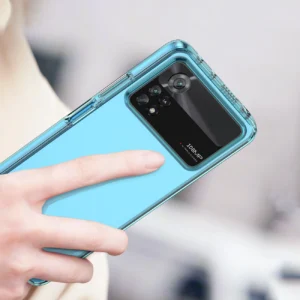 Outer Space Xiaomi Poco X4 Pro 5G with a flexible frame dėklas telefonui mėlynos spalvos - Image 9