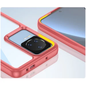 Outer Space Xiaomi Poco F4 5G with a flexible frame dėklas telefonui raudonos spalvos - Image 6