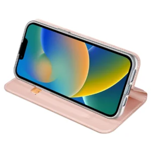 Dux Ducis Skin Pro atverčiamas Apple iPhone 14 Plus dėklas telefonui rožinės spalvos - Image 4