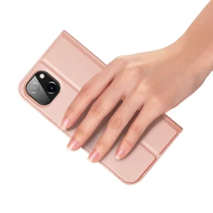 Dux Ducis Skin Pro atverčiamas Apple iPhone 14 Plus dėklas telefonui rožinės spalvos - Image 6