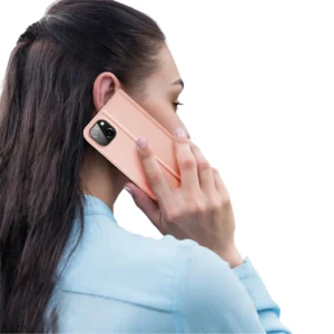 Dux Ducis Skin Pro atverčiamas Apple iPhone 14 Plus dėklas telefonui rožinės spalvos - Image 8