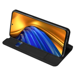 Dux Ducis Skin Pro atverčiamas Xiaomi Poco F4 5G dėklas telefonui juodos spalvos - Image 4