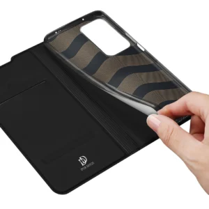 Dux Ducis Skin Pro atverčiamas Xiaomi Poco F4 5G dėklas telefonui juodos spalvos - Image 8