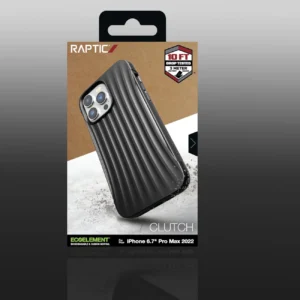 Raptic X-Doria Clutch Apple iPhone 14 Pro Max dėklas telefonui juodos spalvos - Image 5