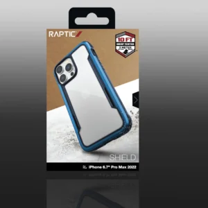 Raptic X-Doria Shield Apple iPhone 14 Pro Max armored dėklas telefonui mėlynos spalvos - Image 6