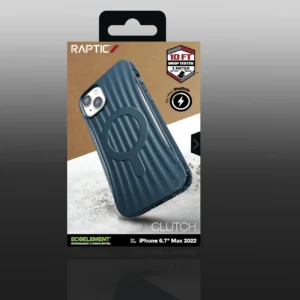 Raptic X-Doria Clutch Apple iPhone 14 Plus su MagSafe dėklas telefonui mėlynos spalvos - Image 5