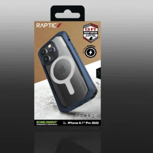 Raptic X-Doria Secure Apple iPhone 14 Pro su MagSafe armored dėklas telefonui mėlynos spalvos - Image 6