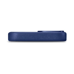 iCarer Leather Apple iPhone 14 Plus genuine leather dėklas telefonui mėlynos spalvos (compatible with MagSafe) - Image 5