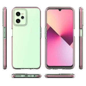 Spring Realme C35 silikoninis frame dėklas telefonui juodos spalvos - Image 2