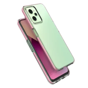 Spring Realme C35 silikoninis frame dėklas telefonui juodos spalvos - Image 4
