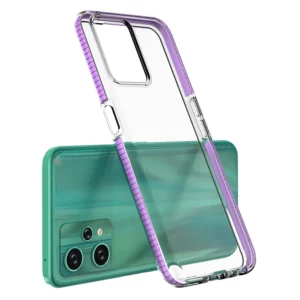 Spring Realme 9 Pro silikoninis frame light dėklas telefonui mėlynos spalvos - Image 2