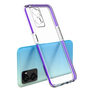 Spring Realme 9i, Oppo A36 / A76 / A96 Frame light dėklas telefonui rožinės spalvos - Image 3