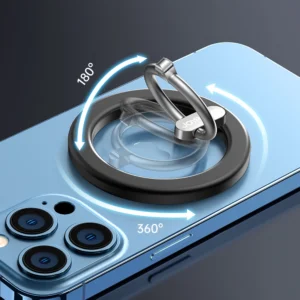 Joyroom kit multifunctional magnetic car holder ring phone support black (JR-ZS294) - Image 7