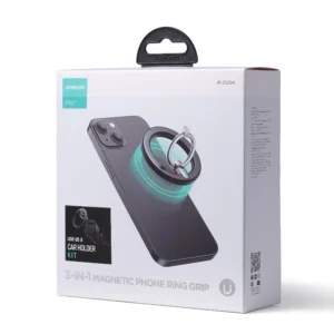 Joyroom kit multifunctional magnetic car holder ring phone support black (JR-ZS294) - Image 9