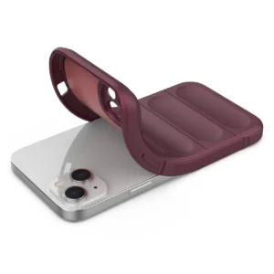 Magic Shield iPhone 14 Plus elastic armored in burgundy - Image 4