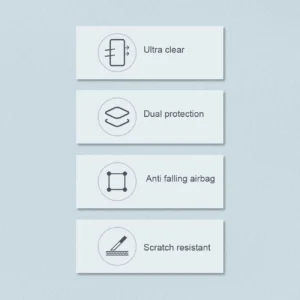 Nillkin Nature Pro Apple iPhone 14 Pro armored dėklas telefonui skaidrus - Image 9