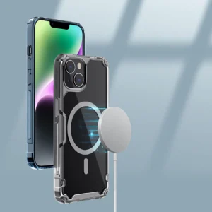 Nillkin Nature Pro Magnetic Apple iPhone 14 Plus magnetic MagSafe dėklas telefonui mėlynos spalvos - Image 7