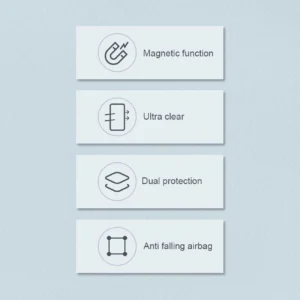 Nillkin Nature Pro Magnetic Apple iPhone 14 Plus magnetic MagSafe dėklas telefonui mėlynos spalvos - Image 9