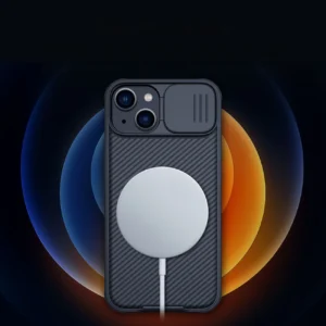 Nillkin CamShield Pro Magnetic Apple iPhone 14 Plus Camera Protector dėklas telefonui mėlynos spalvos (with MagSafe) - Image 9