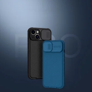 Nillkin CamShield Pro Apple iPhone 14 / iPhone 13 Armored Camera Protector dėklas telefonui juodos spalvos - Image 8