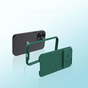Nillkin CamShield Pro Apple iPhone 14 Pro Armored Camera Protector dėklas telefonui mėlynos spalvos - Image 8