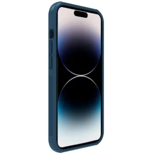 Nillkin Super Frosted Shield Pro Apple iPhone 14 Pro dėklas telefonui mėlynos spalvos - Image 6