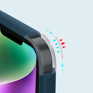Nillkin Super Frosted Shield Pro Apple iPhone 14 Plus dėklas telefonui mėlynos spalvos - Image 8