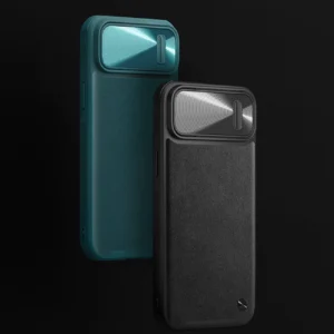Nillkin CamShield Leather S Apple iPhone 14 Pro Max with camera dėklas telefonui žalios spalvos - Image 7