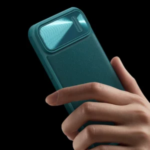 Nillkin CamShield Leather S Apple iPhone 14 Pro Max with camera dėklas telefonui žalios spalvos - Image 9