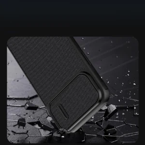 Nillkin Textured S Apple iPhone 14 Pro, armored with camera, dėklas telefonui mėlynos spalvos - Image 8