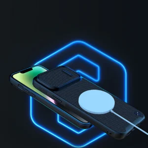 Nillkin Textured S Apple iPhone 14 Pro Max armored with camera dark dėklas telefonui žalios spalvos - Image 6