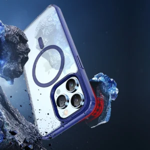 Dux Ducis Clin2 Apple iPhone 14 Pro magnetic MagSafe dėklas telefonui mėlynos spalvos - Image 9