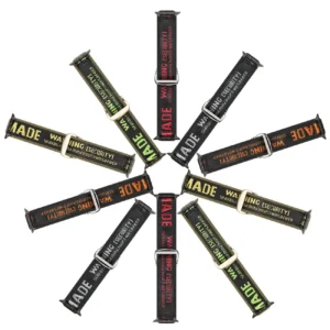 Dux Ducis apyrankė (Outdoor Version) Apple Watch Ultra apyrankė, SE, 9, 8, 7, 6, 5, 4, 3, 2, 1 (49, 45, 44, 42 mm) Nylon juodos ir žalios spalvos - Image 3