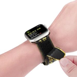Dux Ducis apyrankė (Outdoor Version) Apple Watch Ultra strap, SE, 9, 8, 7, 6, 5, 4, 3, 2, 1 (49, 45, 44, 42 mm) nylon geltonos spalvos - Image 8