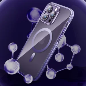 Kingxbar PQY Ice Crystal Series magnetic Apple iPhone 14 Plus MagSafe purple - Image 3