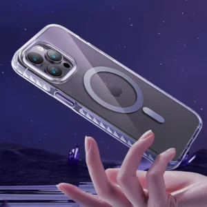 Kingxbar PQY Ice Crystal Series magnetic Apple iPhone 14 Plus MagSafe purple - Image 7