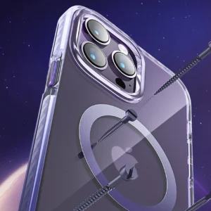 Kingxbar PQY Ice Crystal Series magnetic Apple iPhone 14 Plus MagSafe purple - Image 9
