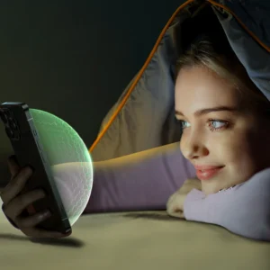 Joyroom Knight Green Glass Apple iPhone 14 with Full Screen Anti Blue Light Filter (JR-G01) - Image 4