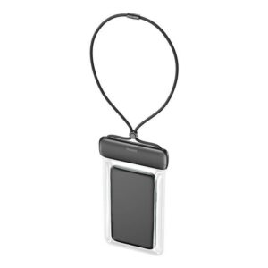 Vandeniui atsparus telefono dėklas Baseus AquaGlide juodos spalvos - Image 5